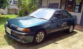 mazda 323 ปี92 เครื่อง1.6 เกียร์auto ขับดีมากขายถูกคับ (ราคามอไซค์)