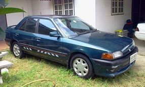 mazda 323 ปี92 เครื่อง1.6 เกียร์auto ขับดีมากขายถูกคับ (ราคามอไซค์)