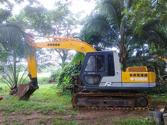 รถแบคโฮ SUMITOMO 2650 F2 โซ่ใหม่ทั้งสองข้าง ช่วงล่างสวยเต็ม มีสำเนาใบอินวอยด์.