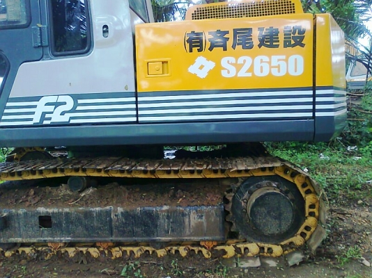 รถแบคโฮ SUMITOMO 2650 F2 โซ่ใหม่ทั้งสองข้าง ช่วงล่างสวยเต็ม มีสำเนาใบอินวอยด์.
