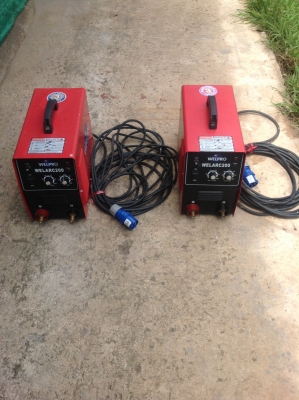 ขายด่วนเครื่องเชื่อมไฟฟ้า welpro  200  สภาพสวย