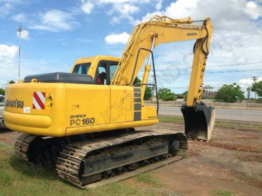 รถแบคโฮ ยี่ห้อ KOMATSU PC160-6 รถแบคโฮ ยี่ห้อ KOMATSU PC160-6