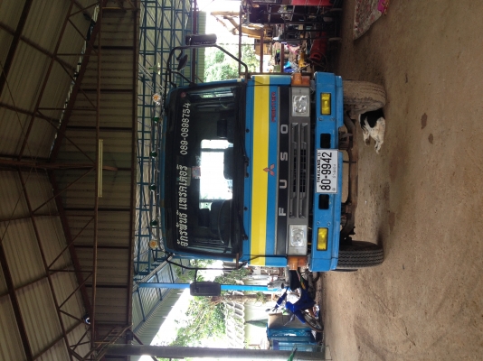 สิบล้อ มิตรซูมิชิ  FN 527 MA  หัวเชียงกง ยกใหม่ ยาง 80 \% 2 เพลา กระบะต่อใหม่  6D16