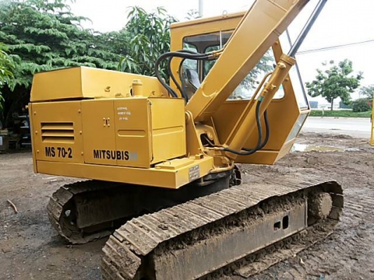 ขายรถแบ็คโฮ  MITSUBISHI   ms070-2  รถเก่านอก  มีเอกสารแจ้งจำหน่าย สภาพพร้อมใช้งาน