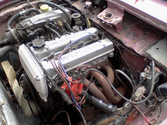 toyota 4ag ขับหลัง เครื่องพร้อมเกียร์