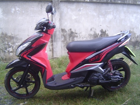 Yamaha Mio 125 GTX ล้อแม็ก เครื่องเดิมๆ สีแดงดำ เอกสารทะเบียนครบ