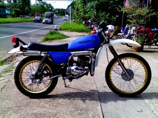 หนุ่ม ปราจีน : ขาย Suziki TS125 สวยๆแรงๆ ขาย 17500 ครับ