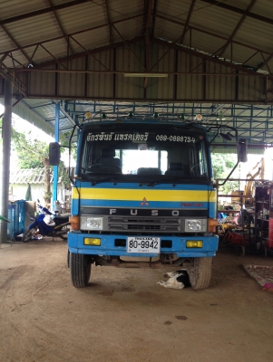 สิบล้อ มิตรซูมิชิ  FN 527 MA  หัวเชียงกง ยกใหม่ ยาง 80 \% 2 เพลา กระบะต่อใหม่  6D16