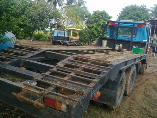 สิบล้อ มิตรซูมิชิ  FN 527 MA  หัวเชียงกง ยกใหม่ ยาง 80 \% 2 เพลา กระบะต่อใหม่  6D16