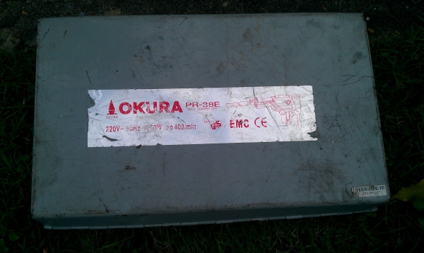 ขาย แย็ค  + เจียนมือตัวใหญ่ ไฟฟ้าของญีปุ่น พร้อมใช้