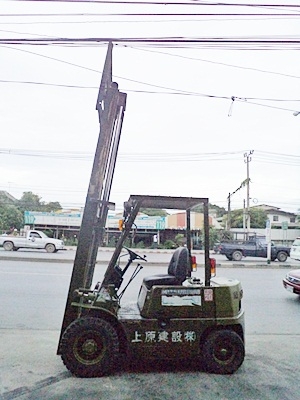 ขายรถยกมิตซูบิชิ 2 ตัน  เครื่องดีเซล  กระบอกคู่  เสาสูง 3 เมตร  พวงมาลัยเพาเว่อร์  สีเดิมจากนอก นำเข้าจากญี่ปุ่น ใช้งานได้ทันที