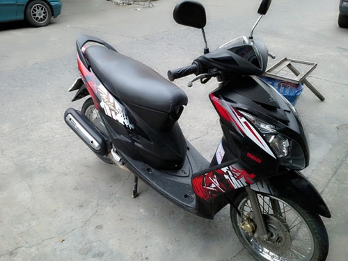 MIO ไฟคู่ ปี 52 สีดำ แดง ลายนินจา รถบ้านสวยมาก สภาพเดิมๆ เครื่องแน่น ไม่หลวม ไม่มีควัน เอกสารครบถ้วน