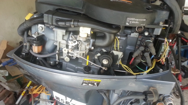 ขายเครื่อง Yamaha 25 แรง 4 จังหวะมีทริมครับ