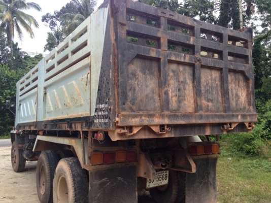 ขายรถ 10 ล้อดัมพ์ ISUZU ROCKY 240 แรงม้านางฟ้าแท้ กระบะดัมพ์สามมิตรลอนเฉียง ราคา 1350000