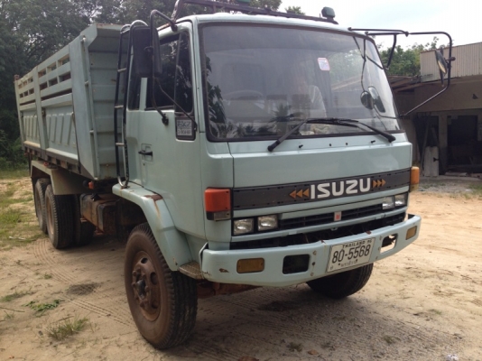 ขายรถ 10 ล้อดัมพ์ ISUZU ROCKY 240 แรงม้านางฟ้าแท้ กระบะดัมพ์สามมิตรลอนเฉียง ราคา 1350000