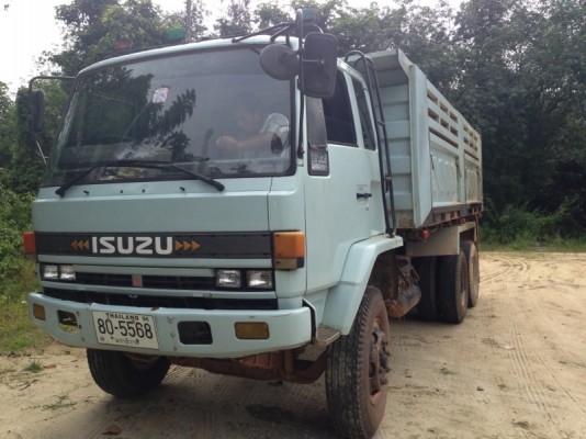 ขายรถ 10 ล้อดัมพ์ ISUZU ROCKY 240 แรงม้านางฟ้าแท้ กระบะดัมพ์สามมิตรลอนเฉียง ราคา 1350000