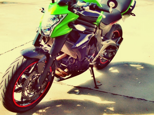 ขาย ER6N 2013  ABS  สีเขียว   225,000.-