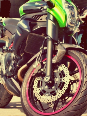 ขาย ER6N 2013  ABS  สีเขียว   225,000.-