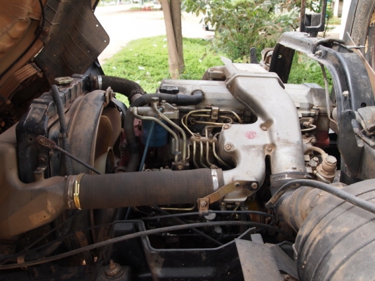 ขายรถบรรทุก6 ล้อ ดัมพ์ HINO  FB4J  เสมอทอง  เทอร์โบโรงงาน  ปี 45  ดัมพ์สามมิตร