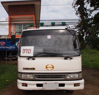 ขายรถบรรทุก6 ล้อ ดัมพ์ HINO  FB4J  เสมอทอง  เทอร์โบโรงงาน  ปี 45  ดัมพ์สามมิตร