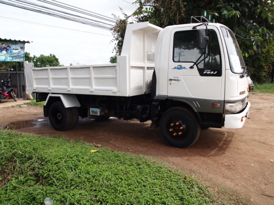 ขายรถบรรทุก6 ล้อ ดัมพ์ HINO  FB4J  เสมอทอง  เทอร์โบโรงงาน  ปี 45  ดัมพ์สามมิตร