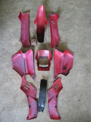 ขายชุดสี รถHonda nova super แท้ท้งชุด