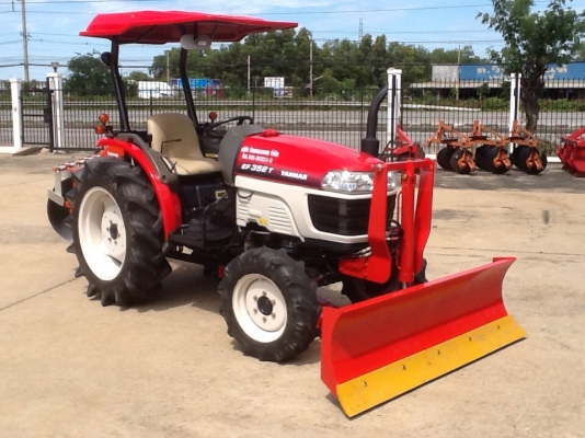 รถไถยันม่าร์ 35 แรง พร้อมใบมีดดันดินหน้าใหม่+ผานพรวน 5*22"