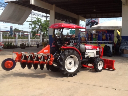รถไถยันม่าร์ 35 แรง พร้อมใบมีดดันดินหน้าใหม่+ผานพรวน 5*22" รถไถยันม่าร์ 35 แรง พร้อมใบมีดดันดินหน้าใหม่+ผานพรวน 5*22"