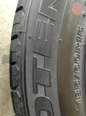 ขายยางป้ายแดง 185 60 15 บริสโตนปี13 ขายยางป้ายแดง 185 60 15 บริสโตนปี13