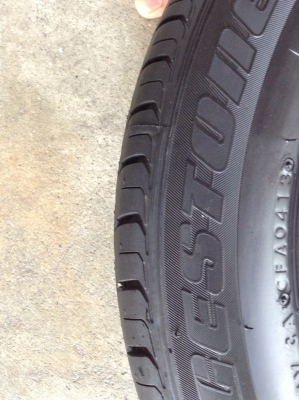 ขายยางป้ายแดง 185 60 15 บริสโตนปี13 ขายยางป้ายแดง 185 60 15 บริสโตนปี13