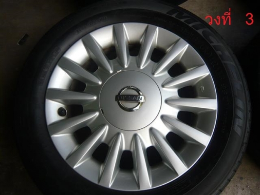 ล้อแม็กซ์นิสสัน นีโอ 4รู114 สภาพสวย พร้อมยาง