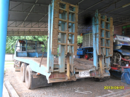 ขายสิบล้อเทเลอร์หางปลาไอ้หลง2เพลาขึ้นแม็คโค200และขึ้นรถเกี่ยวข้าว