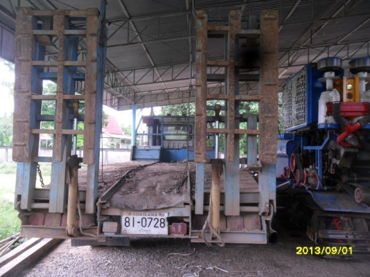 ขายสิบล้อเทเลอร์หางปลาไอ้หลง2เพลาขึ้นแม็คโค200และขึ้นรถเกี่ยวข้าว