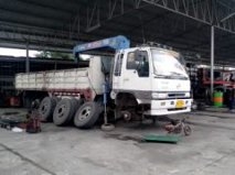 ขายรถบรรทุกHINO วางJO8C220แรง ติดตั้งแก๊สNGV\%ขายพร้อมเครนTANADO 3ตัน สภาพสวยครับ