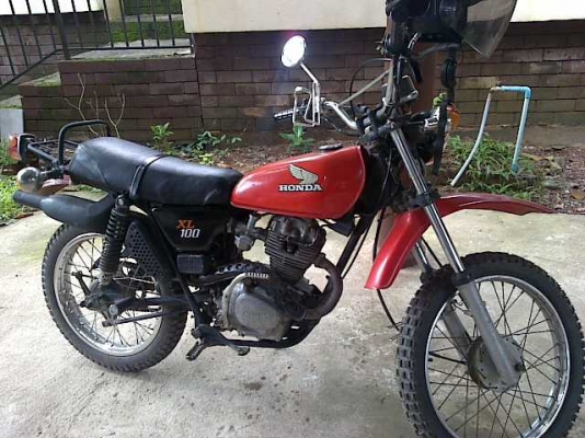 honda  xl 100