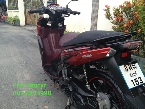 ขายNouvo sx สีเเดงดำ ปี2012 ขายNouvo sx สีเเดงดำ ปี2012