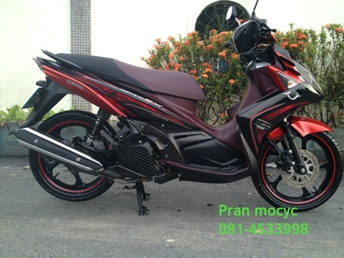 ขายNouvo sx สีเเดงดำ ปี2012 ขายNouvo sx สีเเดงดำ ปี2012