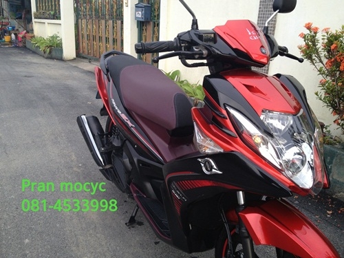 ขายNouvo sx สีเเดงดำ ปี2012 ขายNouvo sx สีเเดงดำ ปี2012