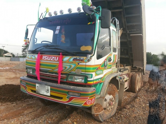 ขายรถพ่วง 22 ล้อ 2 เพลา แม่-ลูก กระบะเนียมดั้ม ISUZU FXZ DECR 320 แรง ปี.50 รถสวยราคาย้อมๆ