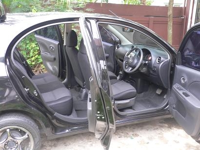 ขายรถ NISSAN MARCH เครื่อง1.2 V ปี 2010 ใช้ E20ได้ ประหยัด สีดำ เกียร์ออโต้ ตัวTop