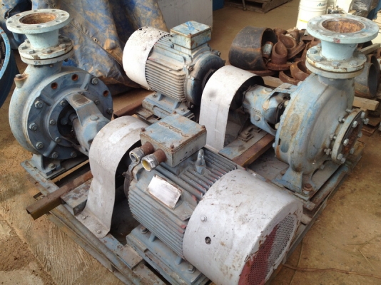 ขายมอเตอร์ปั้ม 25 แรง พร้อมหอยโข่ง สภาพสวย ราคาไม่แพง