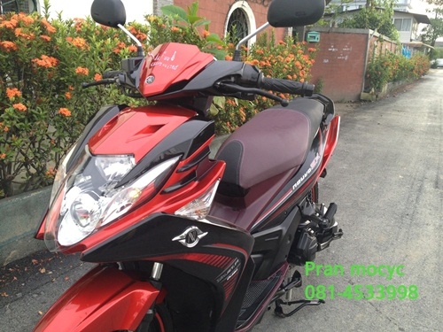 ขายNouvo sx สีเเดงดำ ปี2012 ขายNouvo sx สีเเดงดำ ปี2012