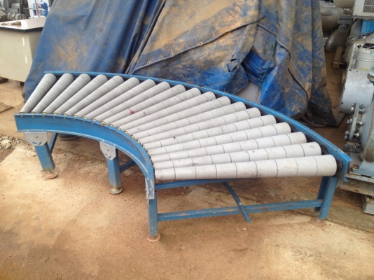 ขาย Roller ข้องอ 45 องศา พร้อมมอเตอร์ขับ เกียทด สภาพสวยใช้งานได้