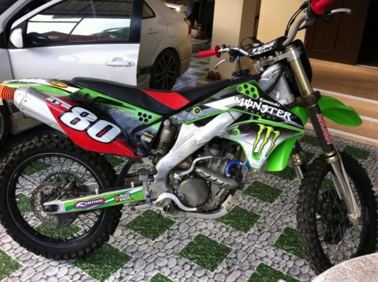 KXF 250- 2008  เชียงกงไม่เคยแข่ง 99,999 ชุดแต่งเพียบ