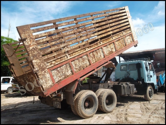 ขายด่วน รถบรรทุก 10 ล้อ ISUZU ROCKY 195 แรง /2 เพลา สโลว์ กระบะดั้ม รถพร้อมใช้ ราคาสุดคุ้ม