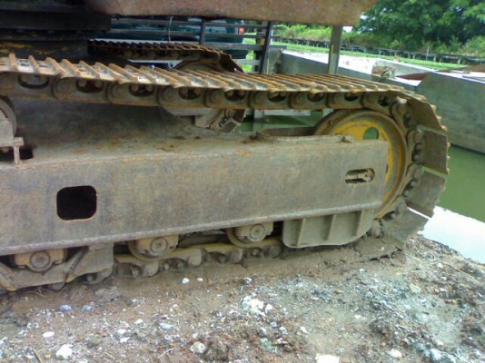 ขายรถแบ็คโฮ komatsu pc 60 - 5 บูมยาว ช่วงล่างดีรถใช้งานในโป๊ะ เอกสารสัญญาซื้อขาย