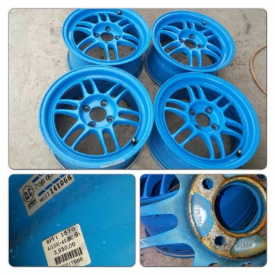 ขายแม็กมือ2 RPF 1 สีฟ้า (CG) ขอบ15 4รู100 กว้าง 7ราคา 7,900 บาทถูก