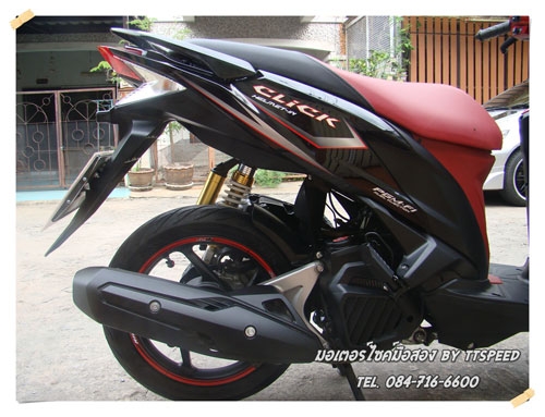 Click 125i idling stop ตัวท็อปล้อแม็ก ไมล์ 1900 โลรถ 5 เดือน Click 125i idling stop ตัวท็อปล้อแม็ก ไมล์ 1900 โลรถ 5 เดือน