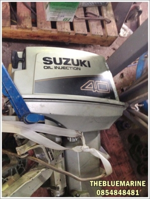 เครื่องเรือ Yamaha 5 แรง + Suzuki 40 แรง ทิม สตาร์ทไฟฟ้า