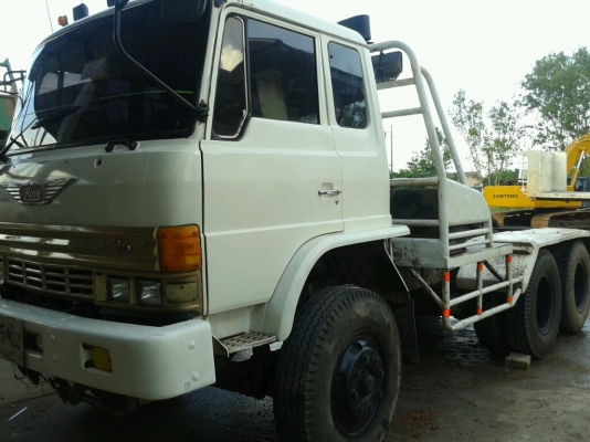 HINO หัวลากพร้อมหาง 10 เมตร สิบล้อสองเพลาเครื่อง EK100 260 แรง เบรคทิฟฟี่ ทะเบียนเต็ม